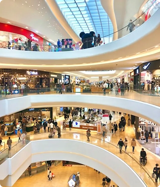 Factory floor with tyre counting using AI overlay